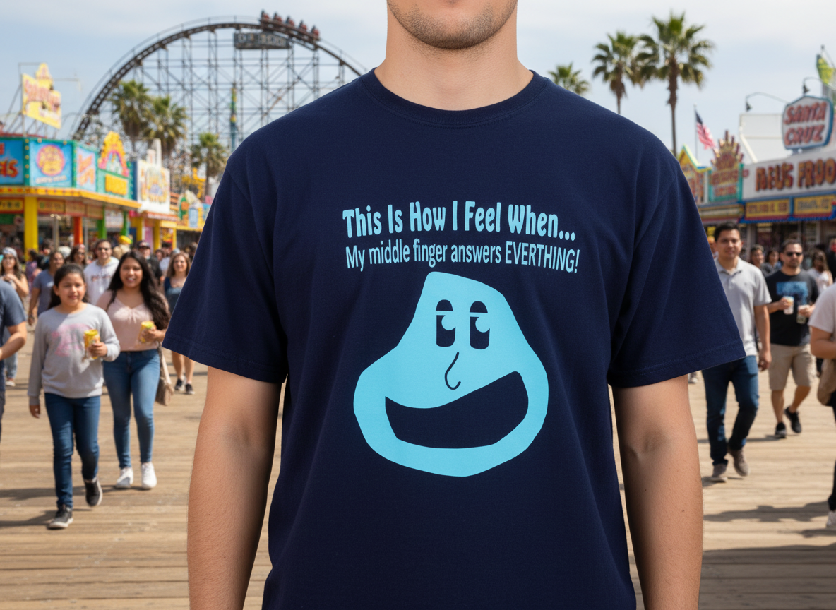 This Is How I Feel When..."My Middle Finger Answers Everything!"